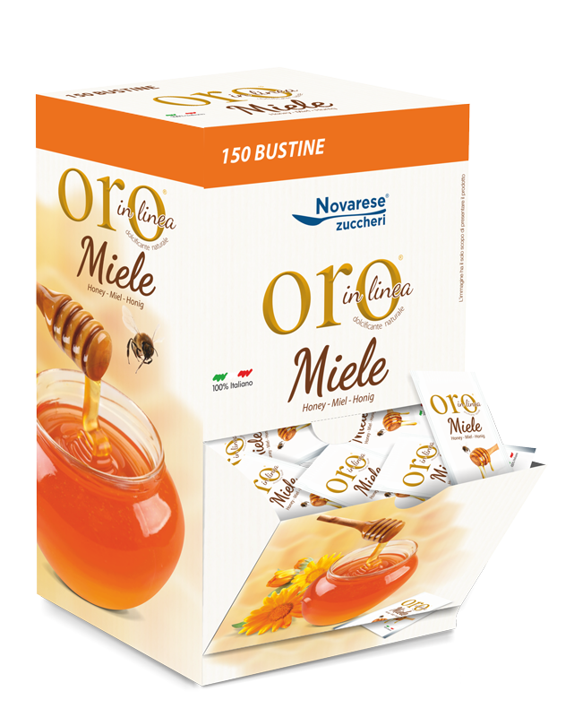 Miele Oro in Linea - Espositore da 150 bustine