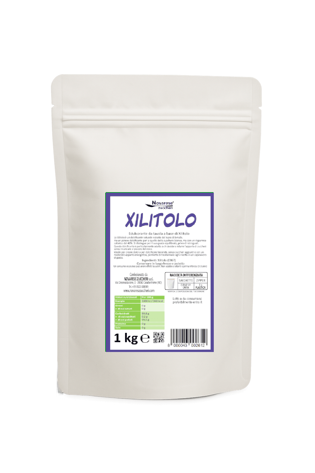 Xilitolo - Sacchetto da 1 kg