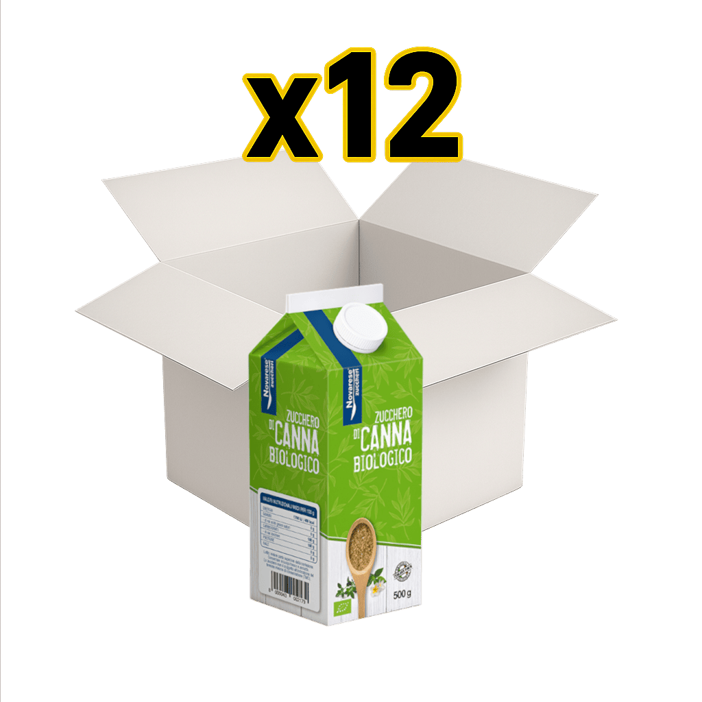 Zucchero di Canna Biologico - Brik da 500 g