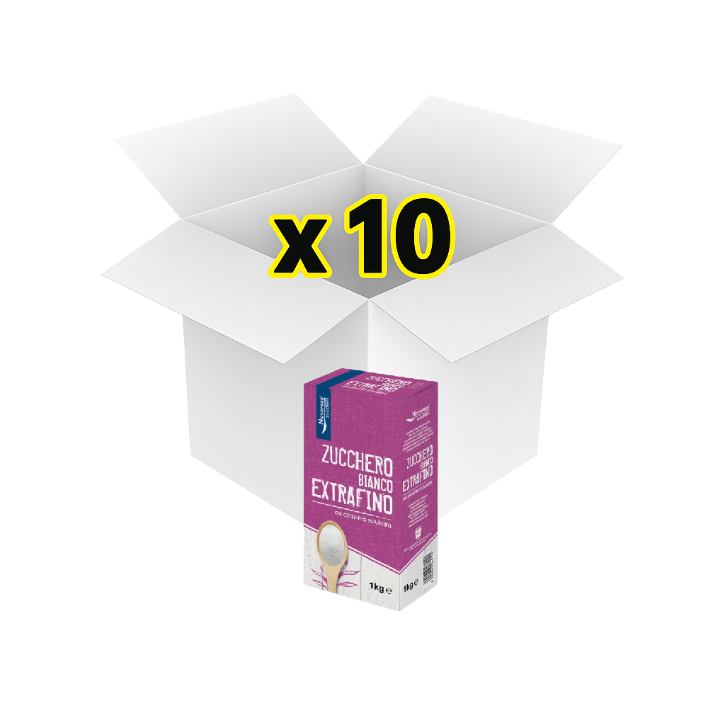 Zucchero Bianco Extrafino - Astuccio da 1 kg