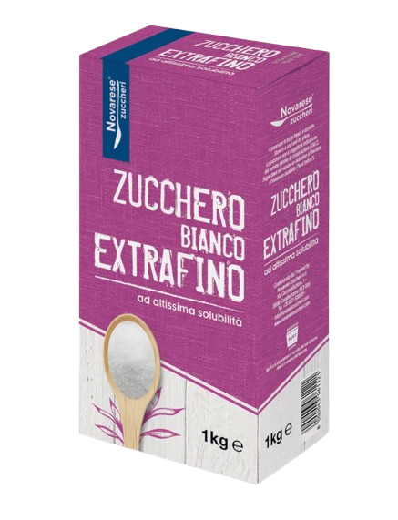 Zucchero Bianco Extrafino - Astuccio da 1 kg