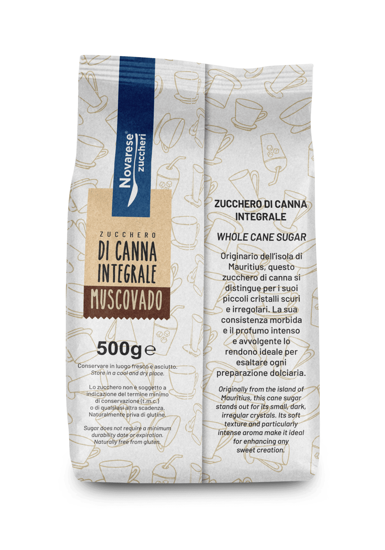 Zucchero di Canna Integrale - Sacchetto da 500 g