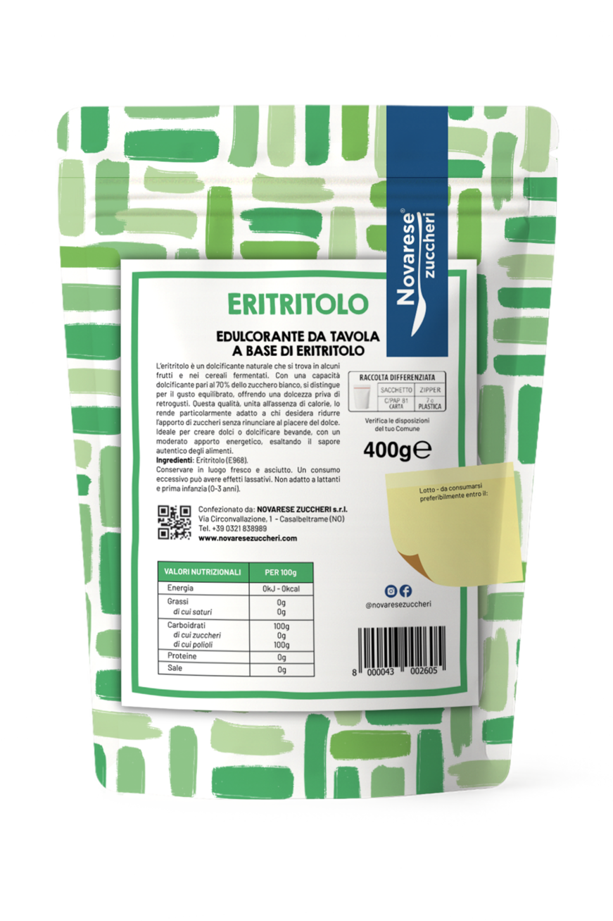 Eritritolo - Sacchetto da 400 g