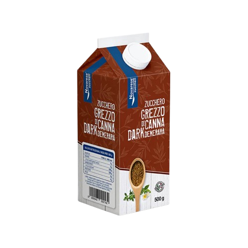 Zucchero di Canna Dark Demerara - Brik da 500 g
