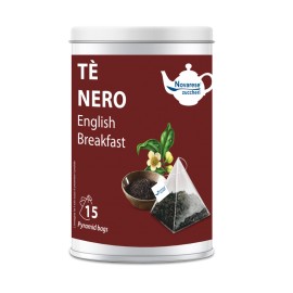 “English Breakfast” black tea - 15 tea bags jar