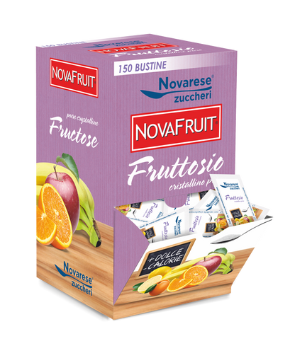 Fruttosio Novafruit - Espositore da 150 bustine