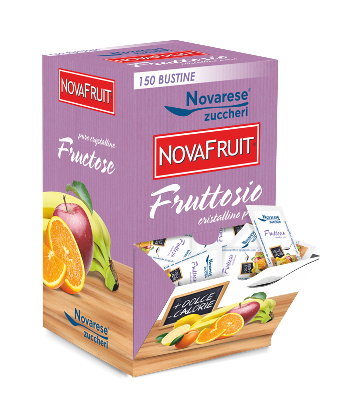 Fruttosio Novafruit - Espositore da 150 bustine