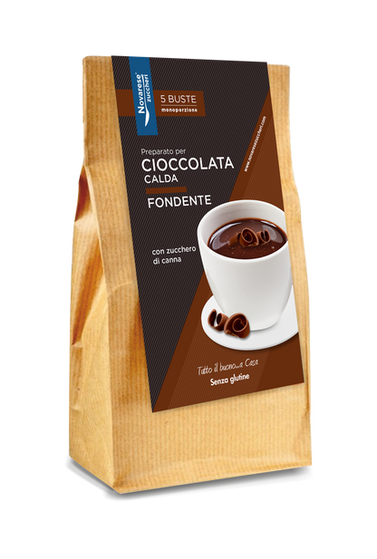 Preparato per cioccolata fondente - Sacchetto da 5 buste