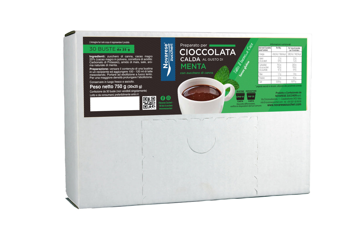 Cioccolata alla Menta - Espositore da 30 buste