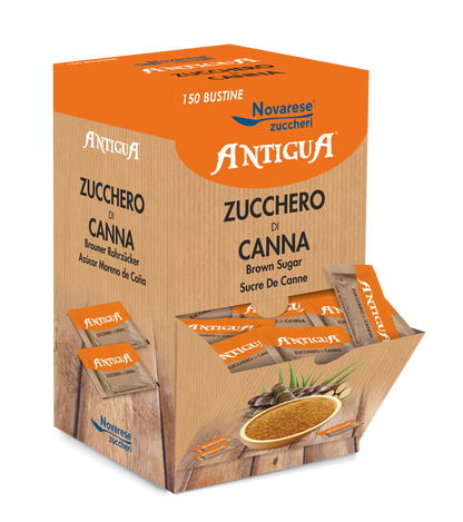 Zucchero di Canna Antigua - Espositore da 150 bustine
