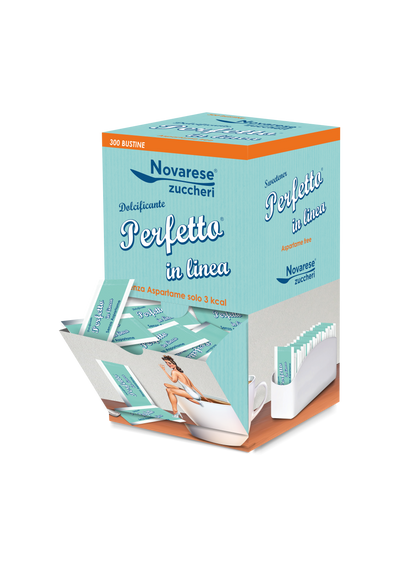 Perfetto in Linea | Dolcificante senza aspartame - Espositore da 300 bustine