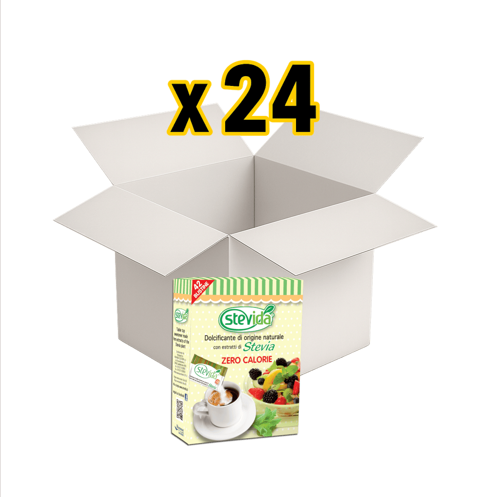 Stevida | Dolcificante - Astuccio da 42 bustine da 1 g