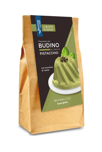 Budino aromatizzato al Pistacchio - Sacchetto da 2 buste