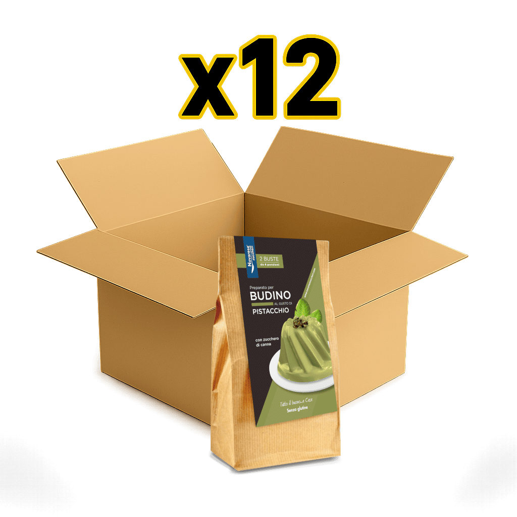 Budino aromatizzato al Pistacchio - Sacchetto da 2 buste
