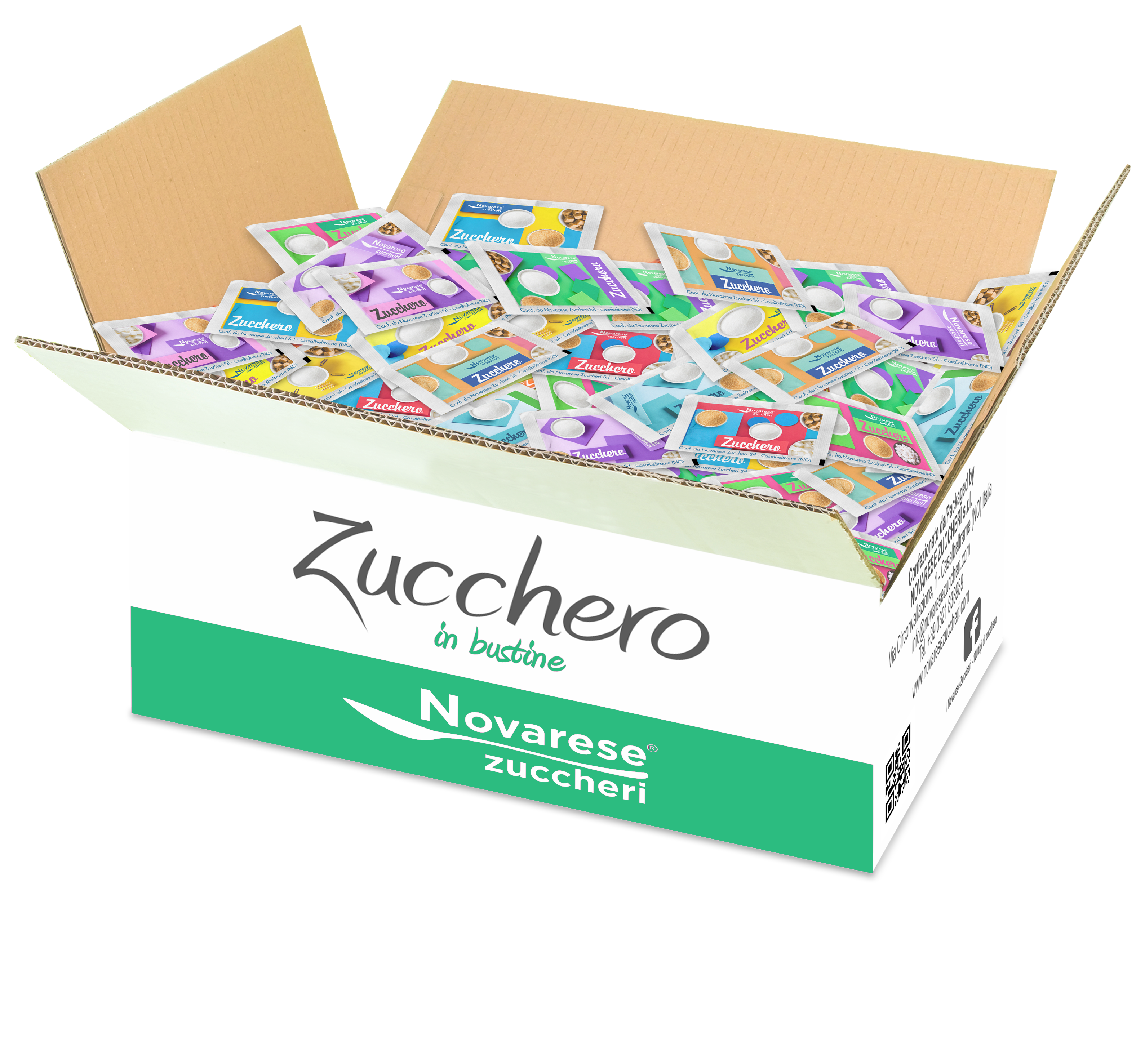 Zucchero Bianco in bustine da 5 g - Cartone da 10 kg